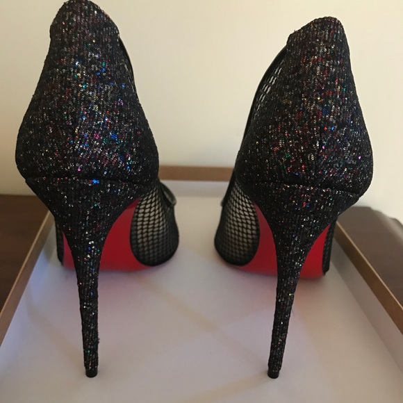 Christian Louboutin Follies lace 100mm fishnet - Picture 11 of 13